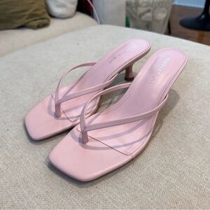 Madden Girl Light Pink Strappy Heels